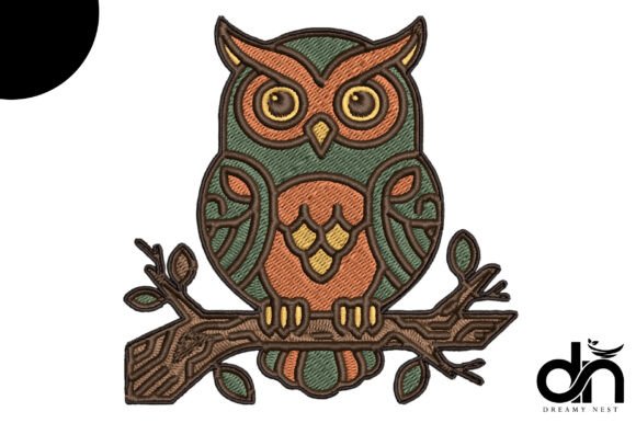 Boho Owl on Branch Embroidery Design Review