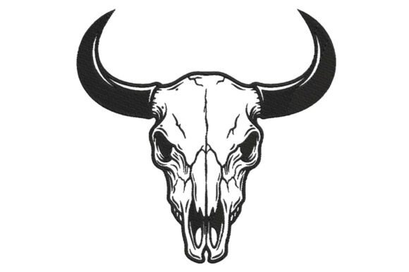 Bull Skull Embroidery Design Review for Gifts