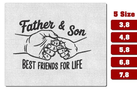 Father Son Best Friends Life Embroidery Review
