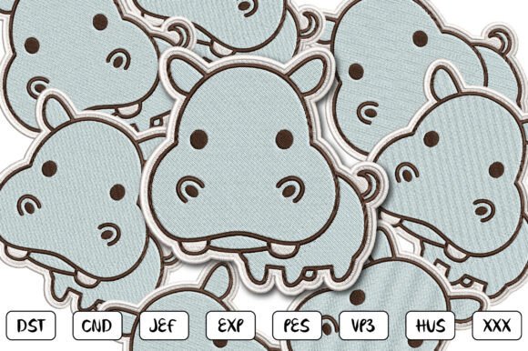 Hippo Patch Embroidery Design Review