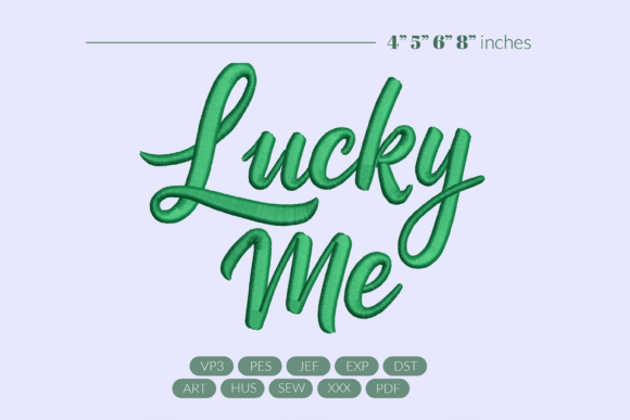 Lucky Me Script Embroidery: A Designer's Review