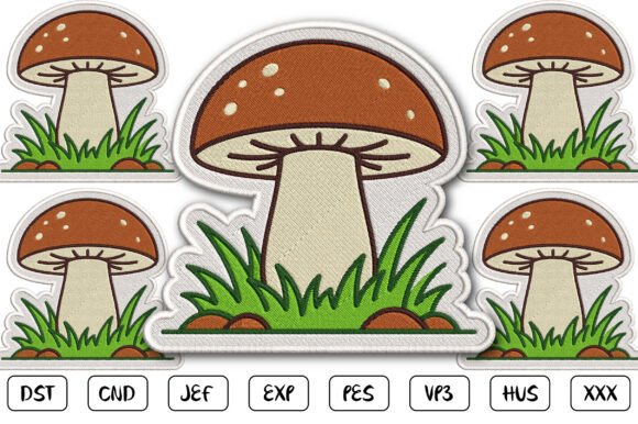 Mushroom Patch Embroidery Design Review