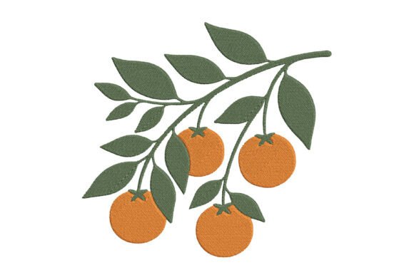 Review: Hanging Orange Embroidery Design