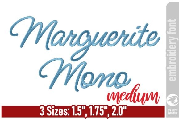 Review: Marguerite Monoline Embroidery Font - M