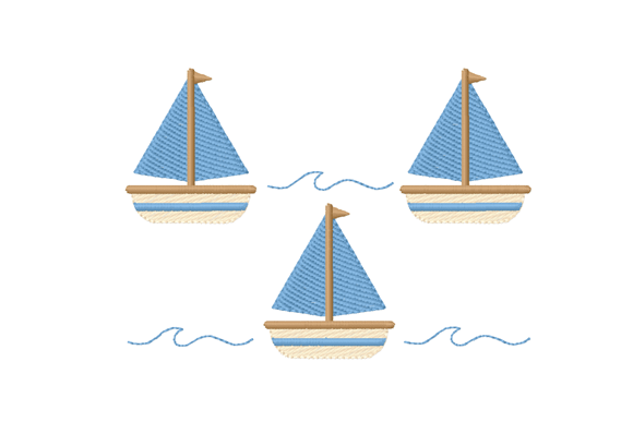 Sailboat Embroidery Design Set – Nautica Review