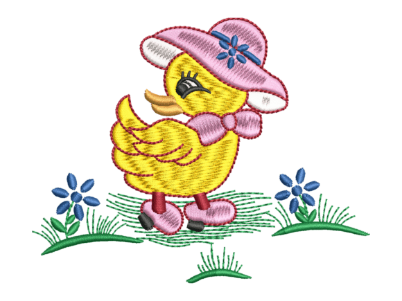 Spring Hat Chick Embroidery Review for Sellers