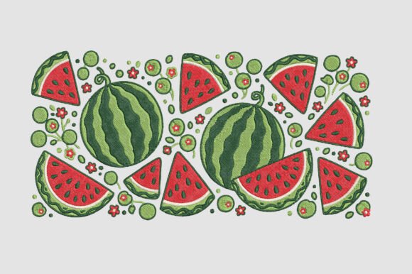 Summer Watermelon Embroidery Design Review
