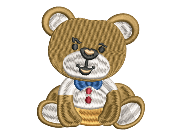 Teddy Bear with Bow Tie Embroidery Review