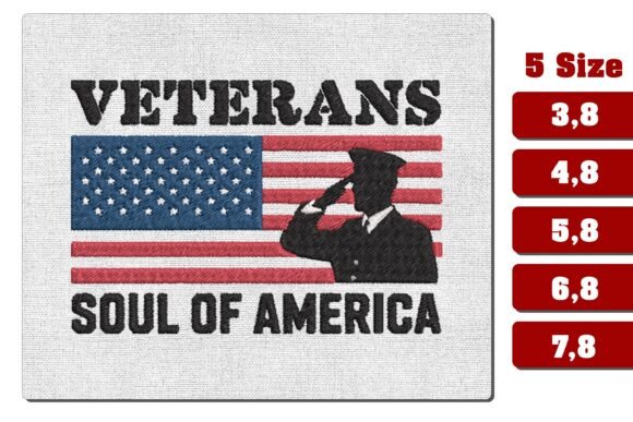 Veterans Soul of America Flag Embroidery Review